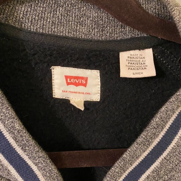 Levi's Grey Varsity Jacket - Picture 2 of 3